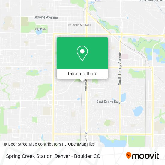 Spring Creek Station map