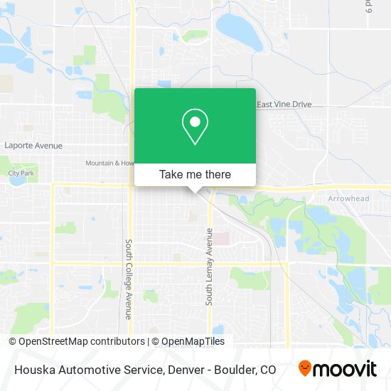 Houska Automotive Service map