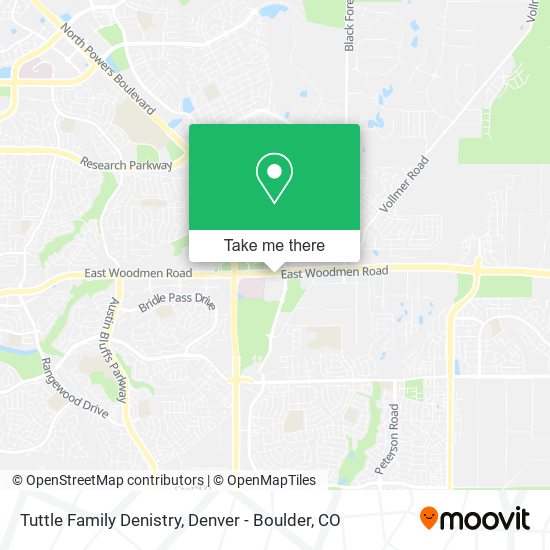 Mapa de Tuttle Family Denistry