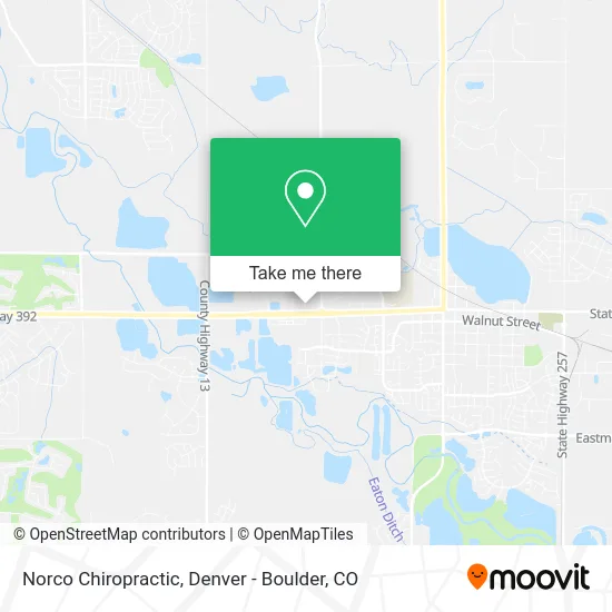 Norco Chiropractic map