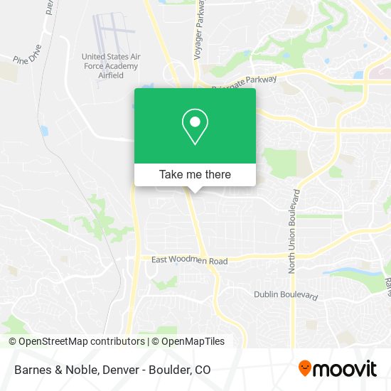 Barnes & Noble map
