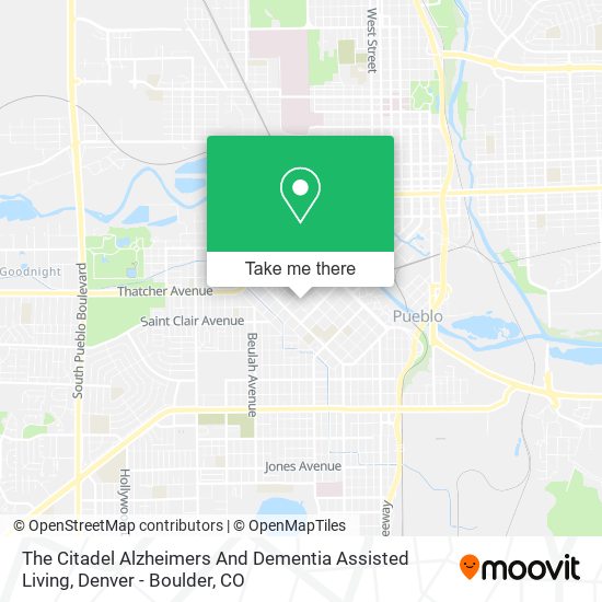 Mapa de The Citadel Alzheimers And Dementia Assisted Living