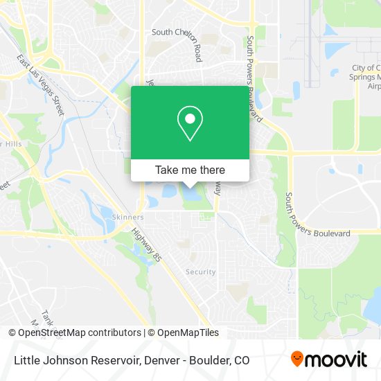 Mapa de Little Johnson Reservoir