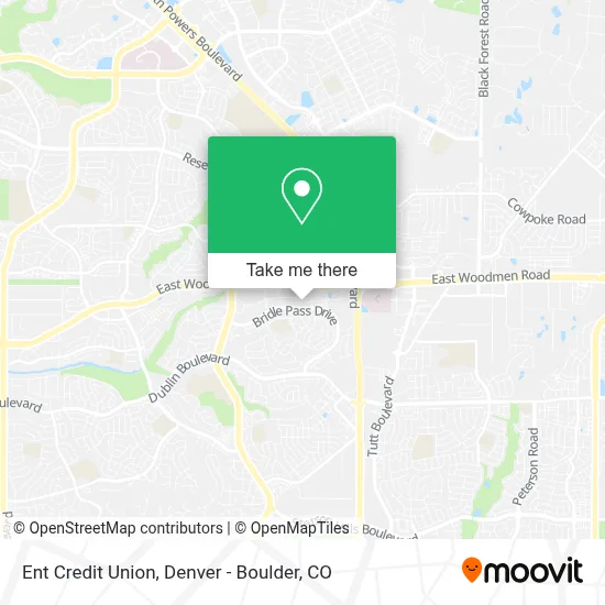 Ent Credit Union map