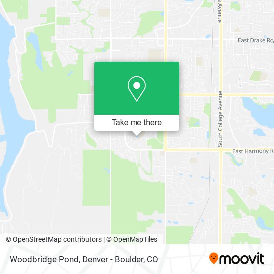 Mapa de Woodbridge Pond