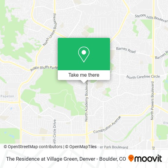 Mapa de The Residence at Village Green