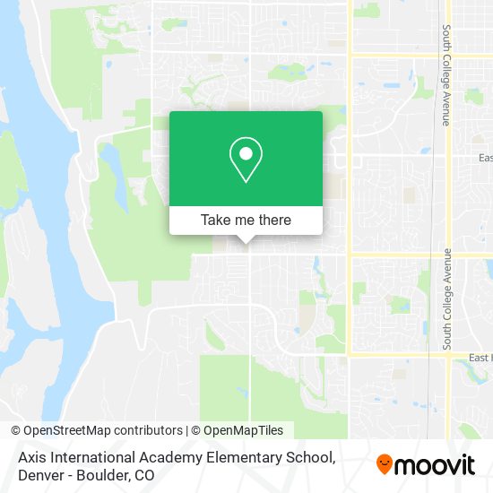 Mapa de Axis International Academy Elementary School