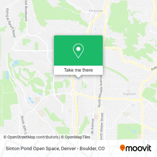 Sinton Pond Open Space map