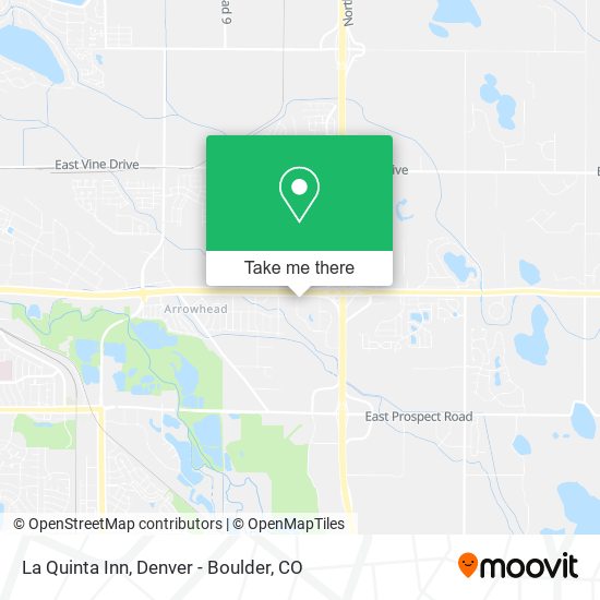 La Quinta Inn map