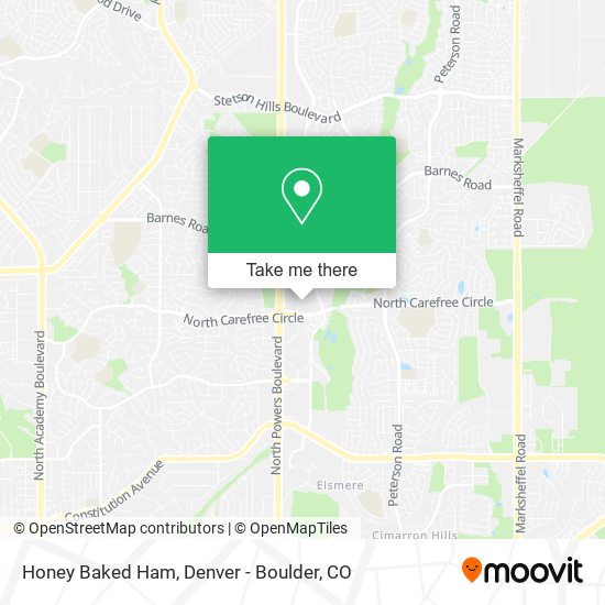 Honey Baked Ham map