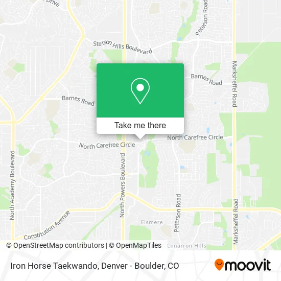 Iron Horse Taekwando map