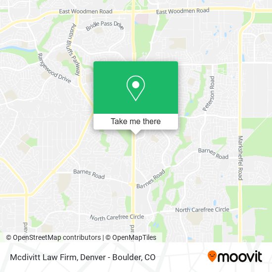 Mcdivitt Law Firm map