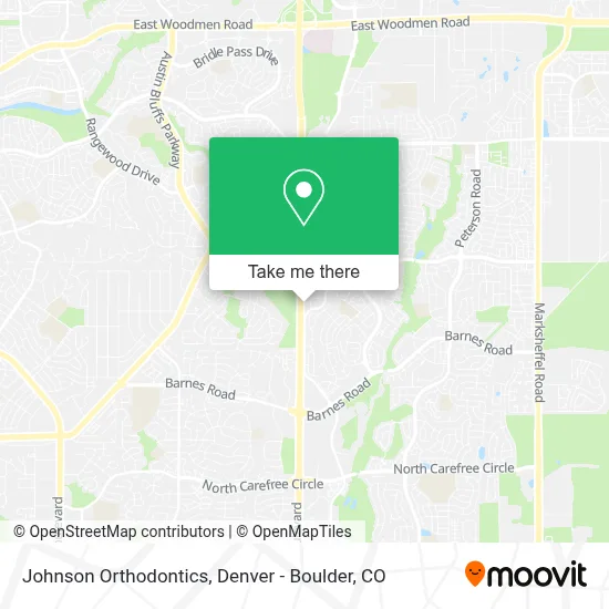 Johnson Orthodontics map