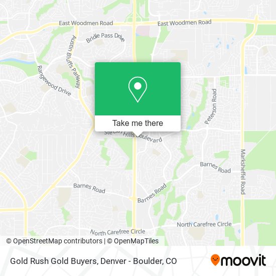 Gold Rush Gold Buyers map