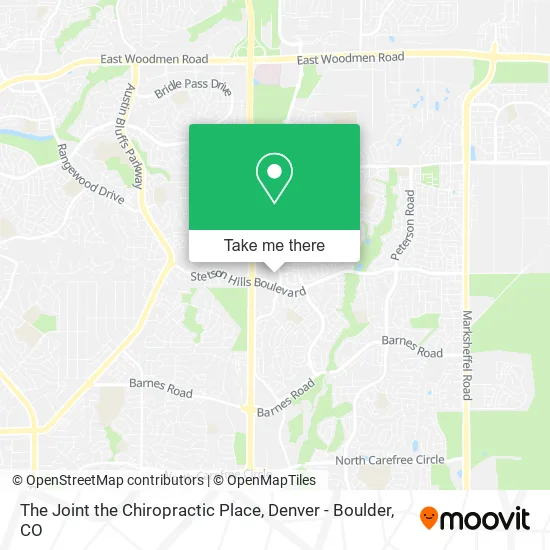 The Joint  the Chiropractic Place map