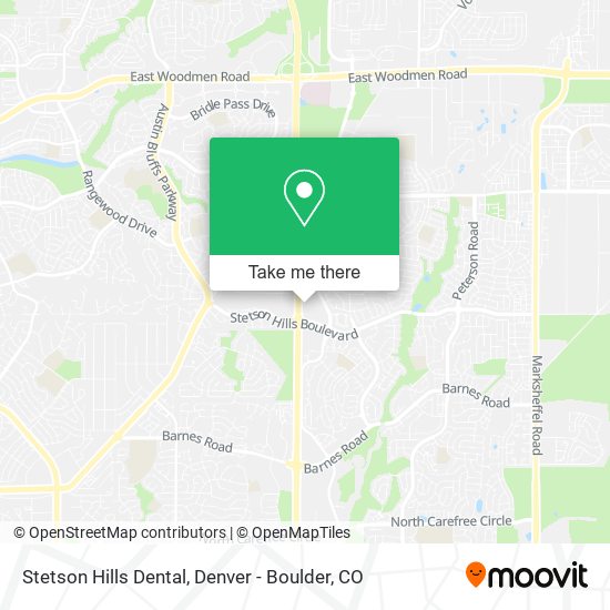 Mapa de Stetson Hills Dental