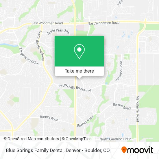 Mapa de Blue Springs Family Dental