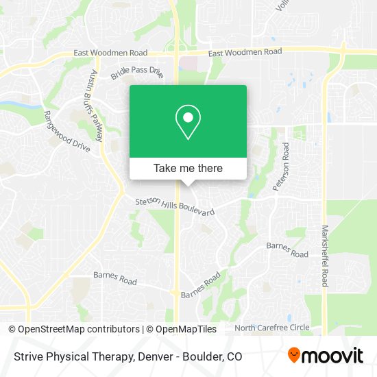 Strive Physical Therapy map