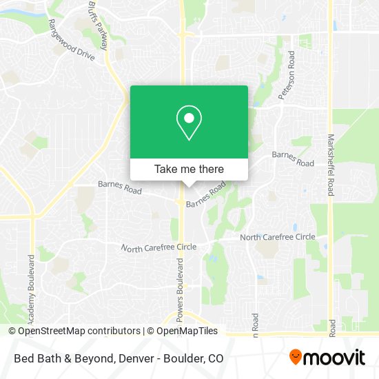 Bed Bath & Beyond map