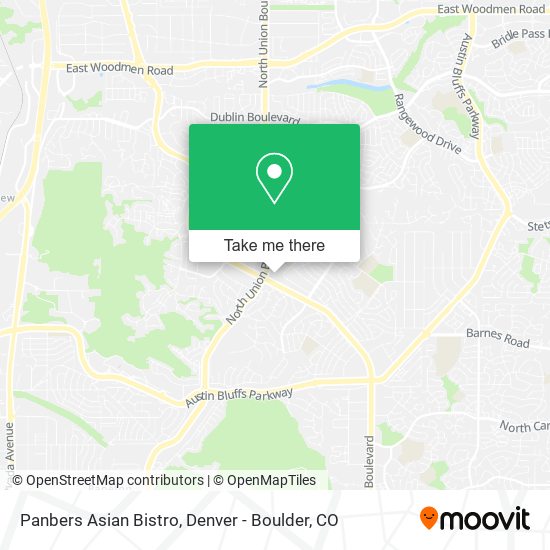 Panbers Asian Bistro map