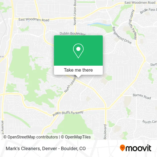 Mark's Cleaners map