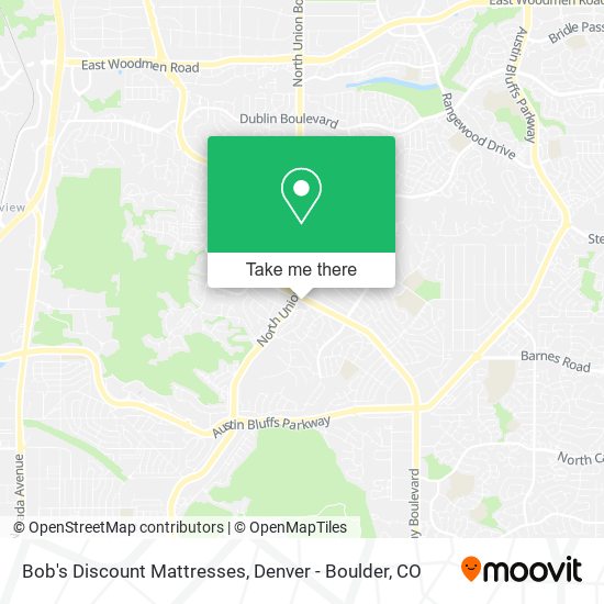 Mapa de Bob's Discount Mattresses