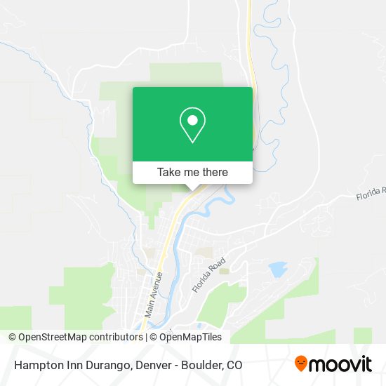 Mapa de Hampton Inn Durango