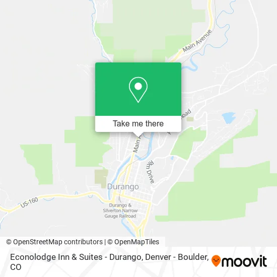 Econolodge Inn & Suites - Durango map