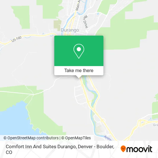 Comfort Inn And Suites Durango map
