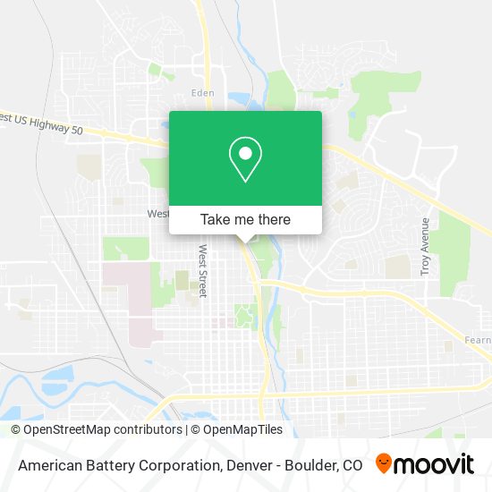 American Battery Corporation map