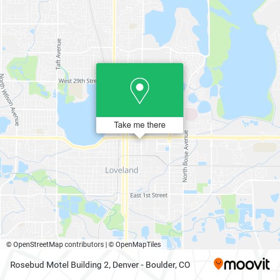 Mapa de Rosebud Motel Building 2