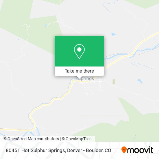 80451 Hot Sulphur Springs map