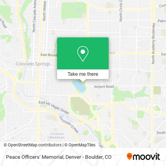 Mapa de Peace Officers' Memorial