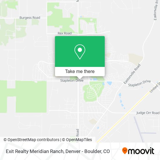 Exit Realty Meridian Ranch map