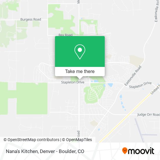 Nana's Kitchen map
