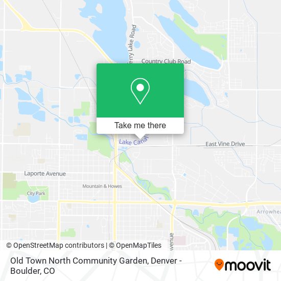 Mapa de Old Town North Community Garden