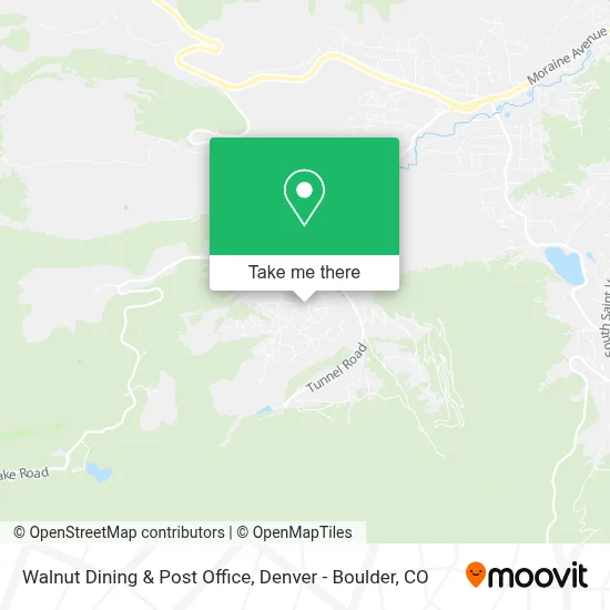 Walnut Dining & Post Office map