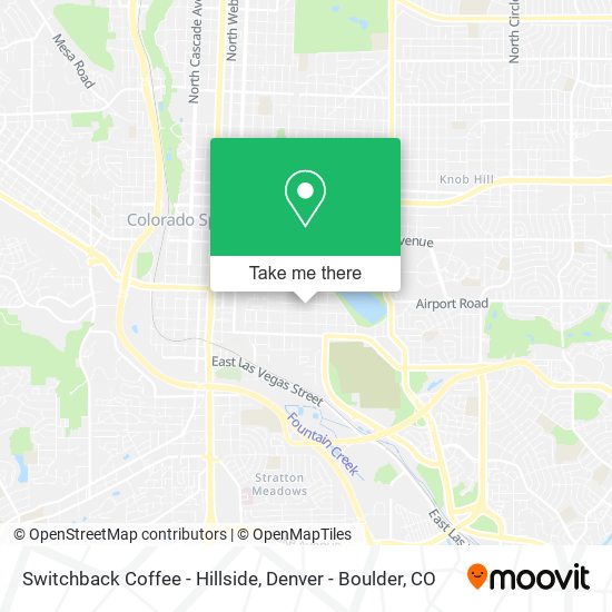 Switchback Coffee - Hillside map
