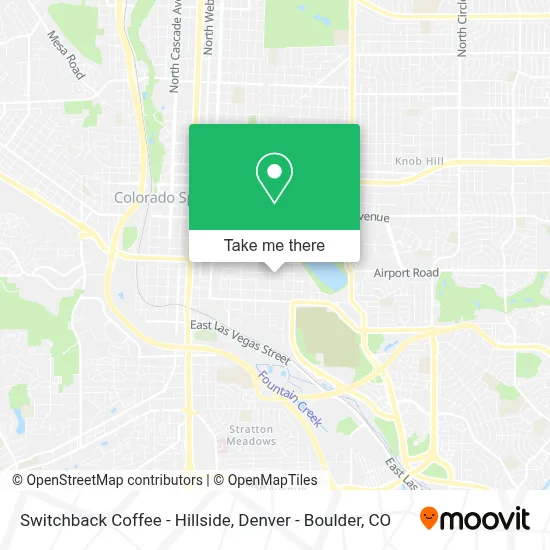 Switchback Coffee - Hillside map