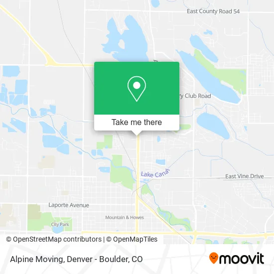 Alpine Moving map