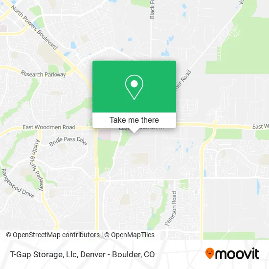 T-Gap Storage, Llc map