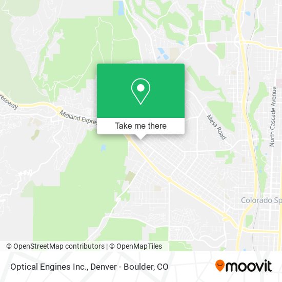 Mapa de Optical Engines Inc.