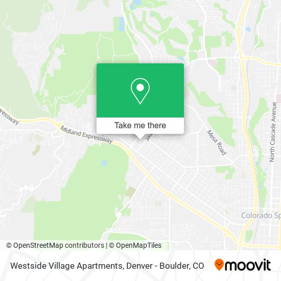 Mapa de Westside Village Apartments