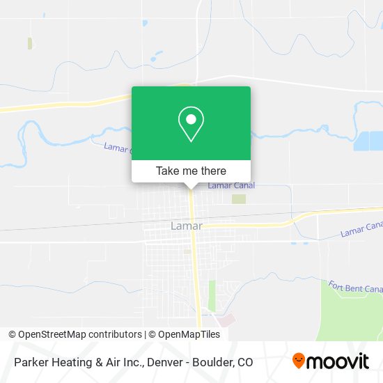 Parker Heating & Air Inc. map