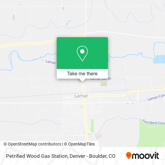 Petrified Wood Gas Station map