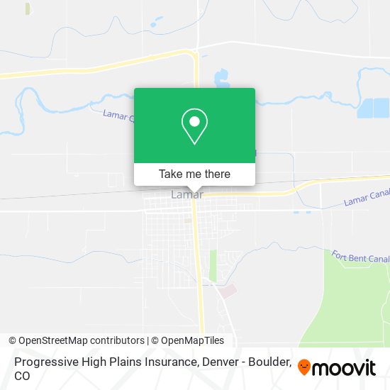 Progressive High Plains Insurance map