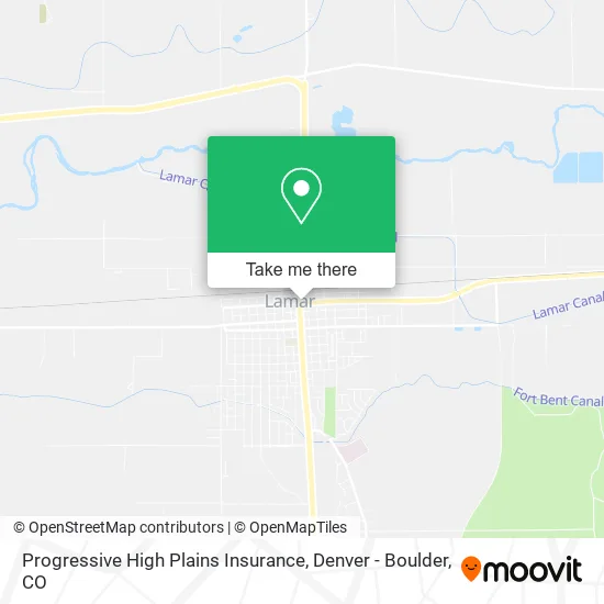 Progressive High Plains Insurance map