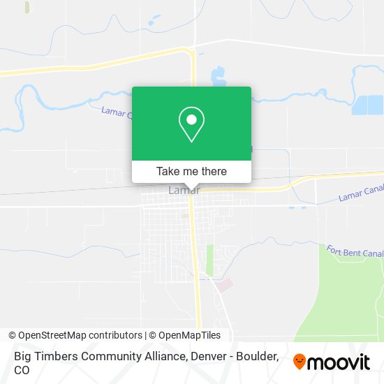 Big Timbers Community Alliance map