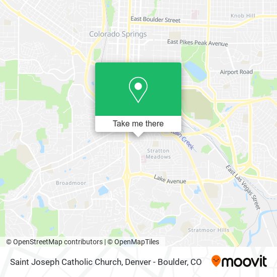 Saint Joseph Catholic Church map