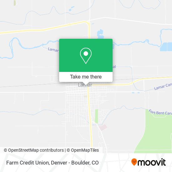 Farm Credit Union map